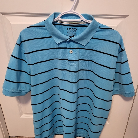 Men's Izod Luxury Performance Polo- Size Large - Picture 1 of 5